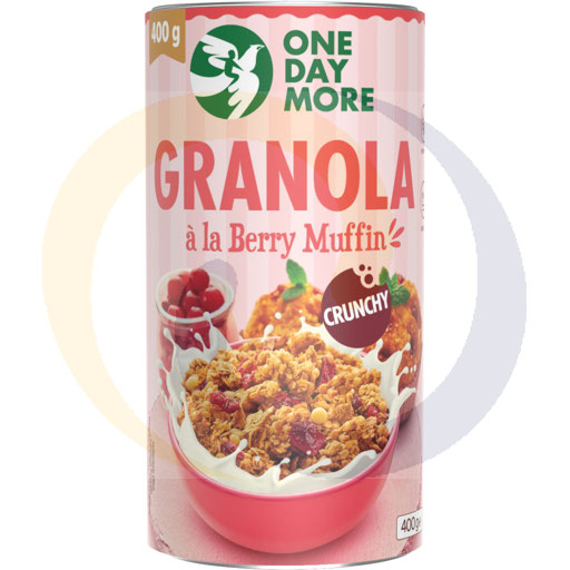 Granola OneDayMore a`la Berry Muffin tube 400g/6s Melvit