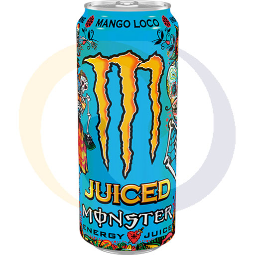 Energie Monster Mango Loco blik 0,5l/12 stuks DRS Coca-Cola