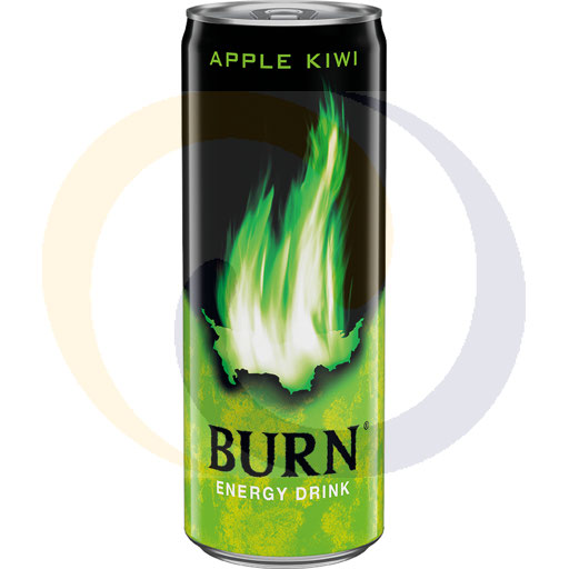 Энергетический напиток Burn Яблоко Киви 0.25л/12шт DRS Coca-