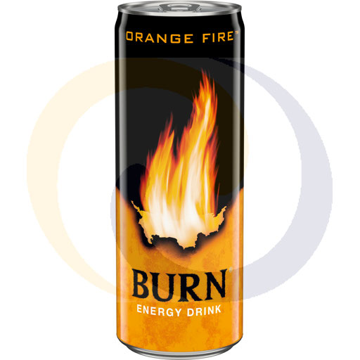 Энергетический напиток Burn Апельсин банка 0,25л/12шт DRS Coca-Cola