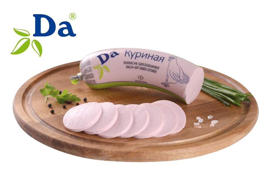 Brühworst "Kurinaya Da" met aardappelzetmeel en drinkwater