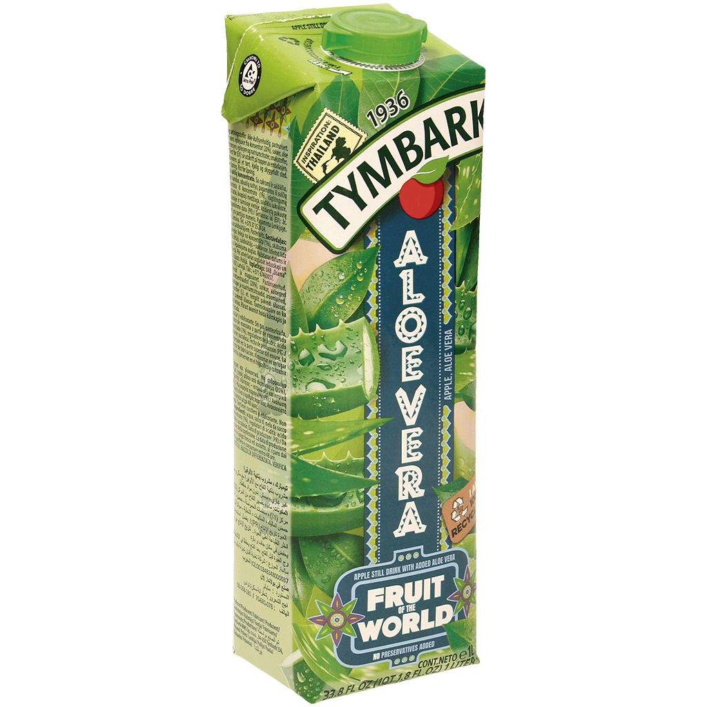 Aloe Vera appeldrank met Aloe Vera. Met suiker en zoetstoffe