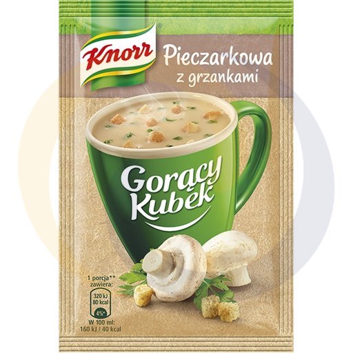 Knorr Heerlijke Bekertje Champignonsoep met Croutons 15 g