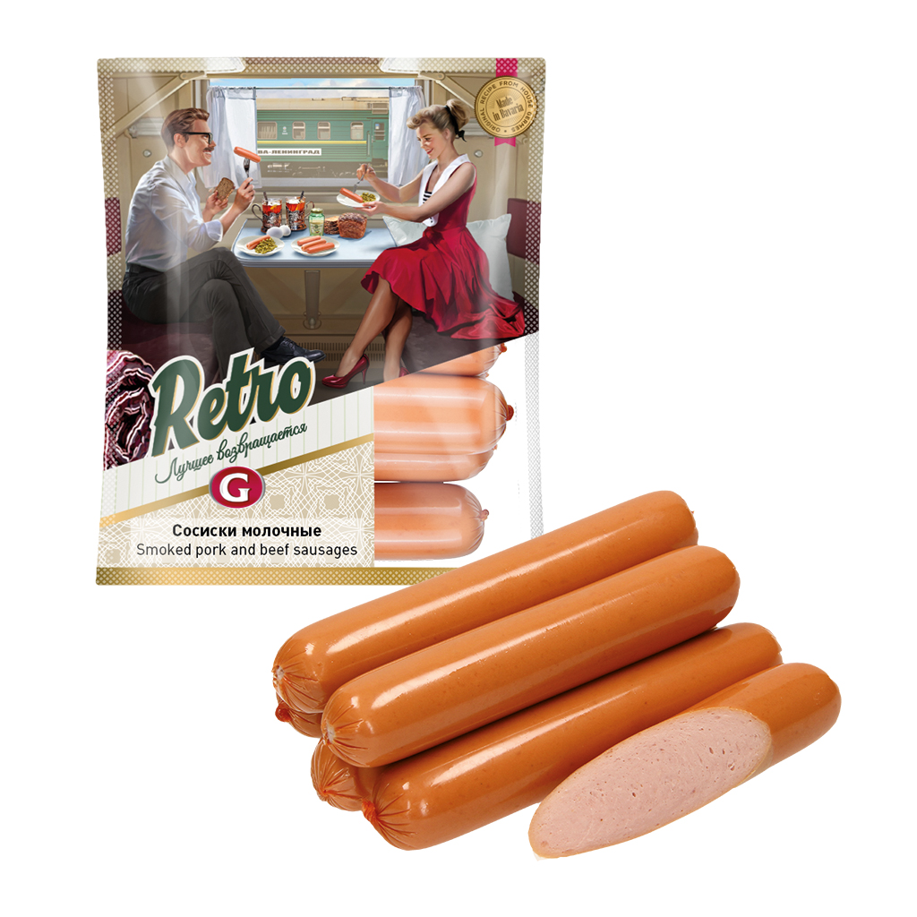 Сосиски "Молочные" Ретро