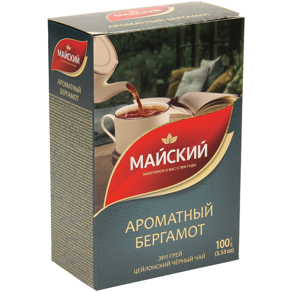 Aromatische zwarte thee met bergamot-smaak