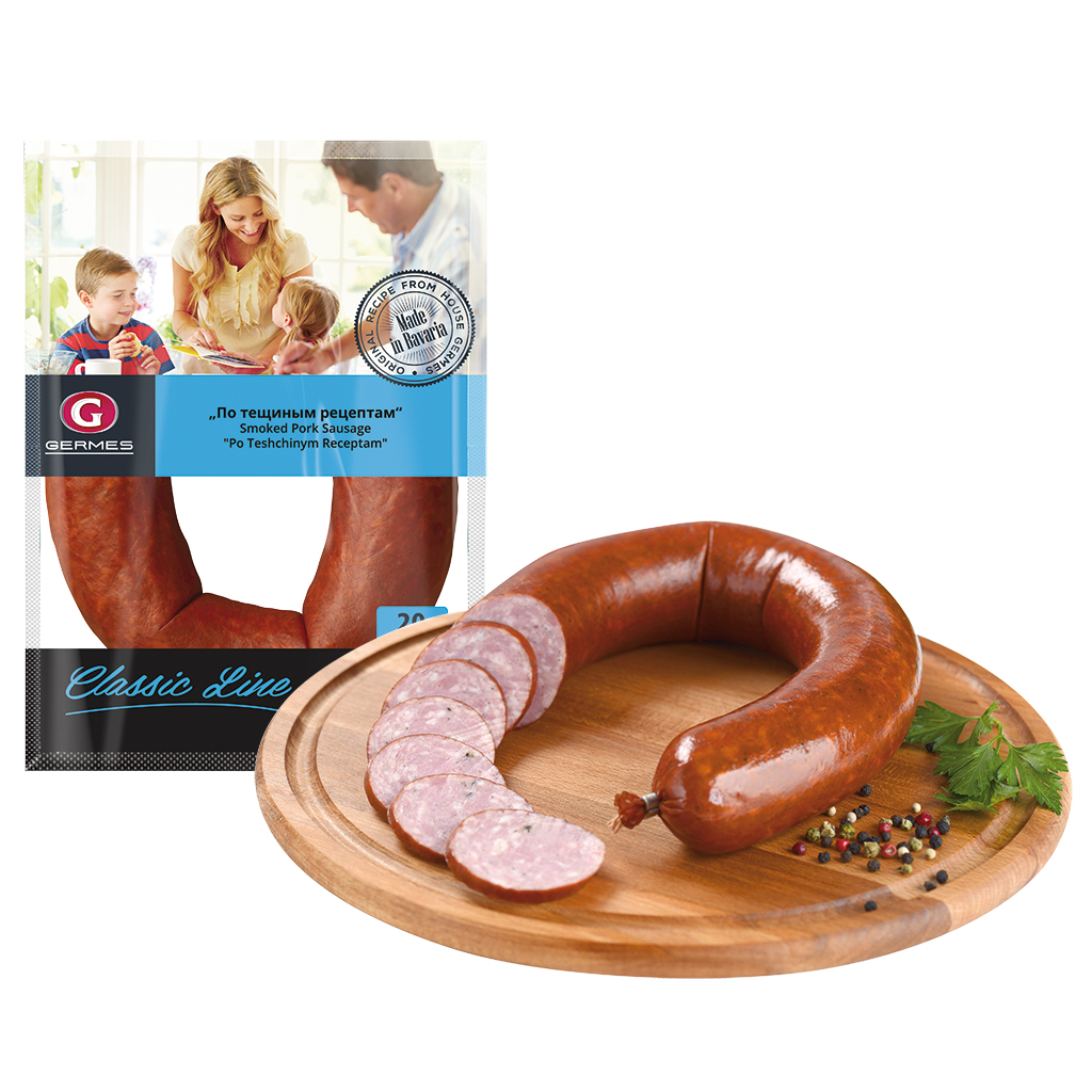 Gekookte worst "Po Teschinim rezeptam" naar Krakause stijl g