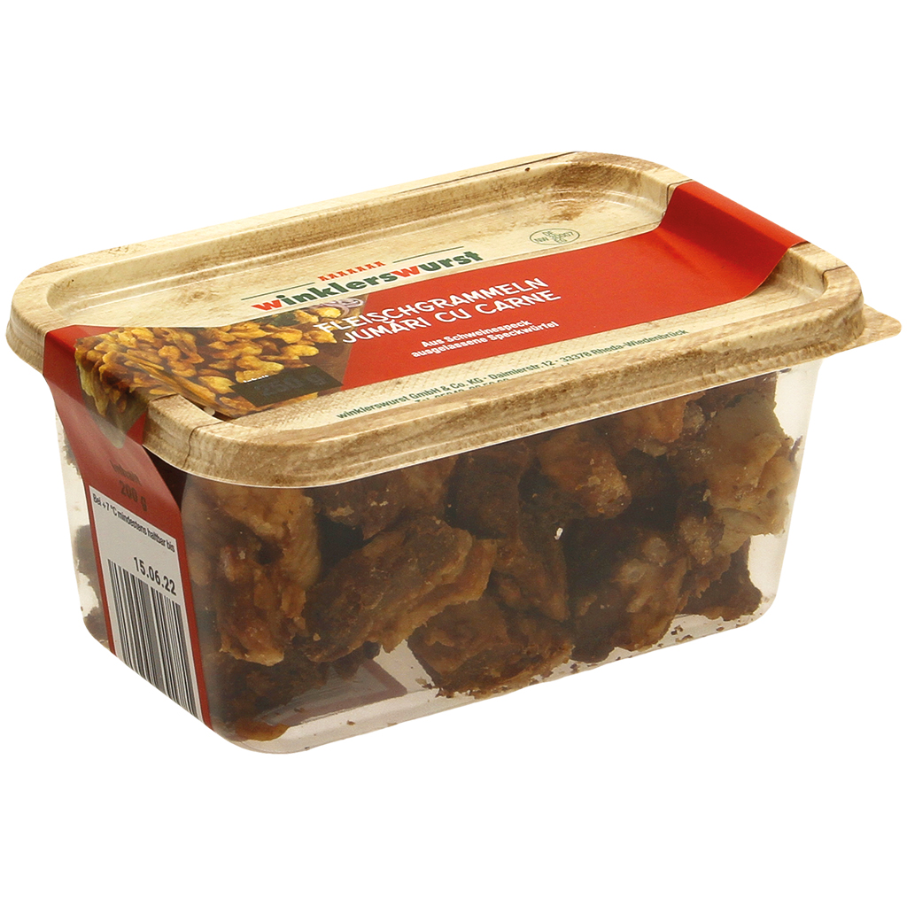 Vleesresten "Jumari cu carne" - Van varkensvet uitgesprongen