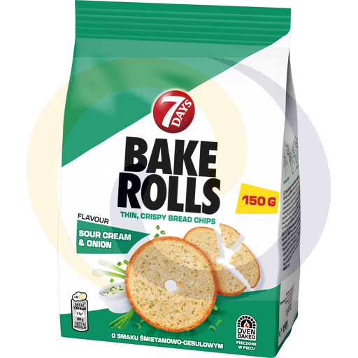 Bake Rolls 7dagen Room en Ui 150g/10st Mondelez