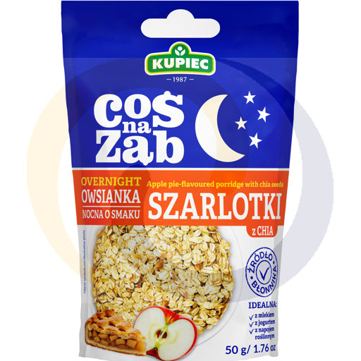 Appeltaart havermout met chiazaad IETS OM OP TE KAUWEN 50g/14stuks Kupiec