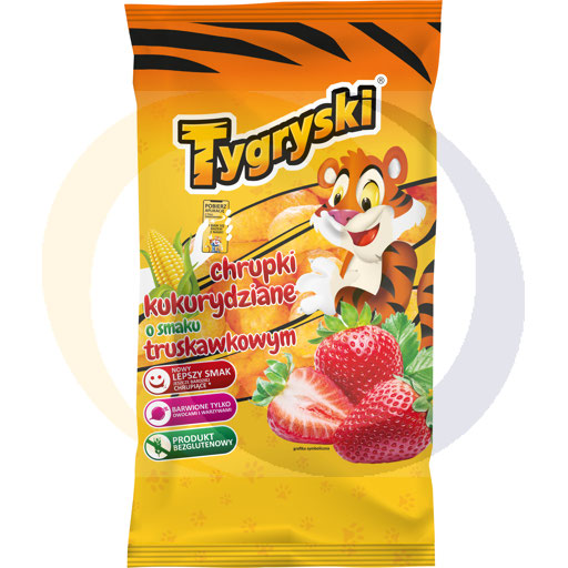 Aardbeismaak maïschips 70g TBM