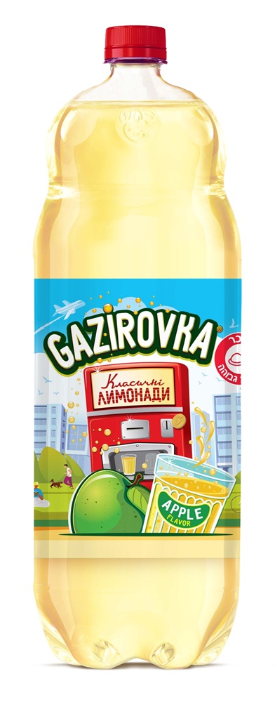 GAZIROVKA Koolzuurhoudende frisdrank met appelsmaak