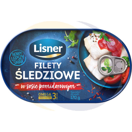 Lisner Haringfilets in Tomatensaus 170 g