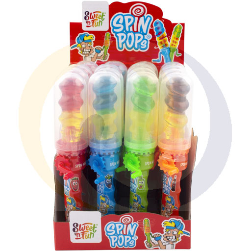 Леденцы на палочке Spin Pops 23г Maxco