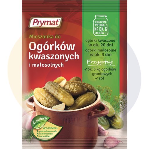 Приправа Prymat для маринованных и соленых огурцов 40 г