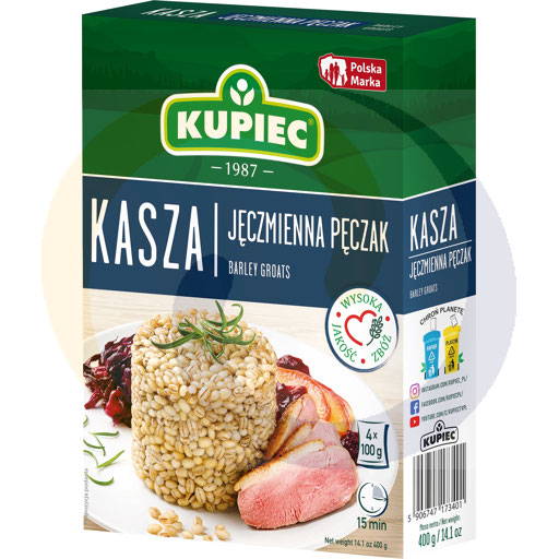 Купец Крупа ячменная большая 400 г (4 пакета)