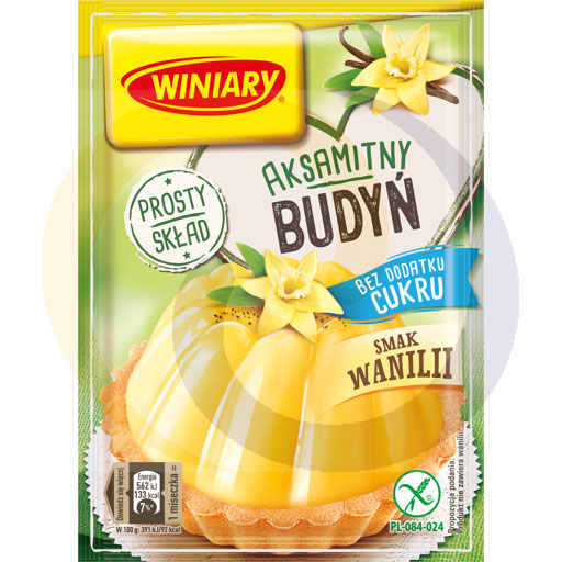 Велюровый пудинг без добавленного сахара, ванильный вкус, 35 г Winiary