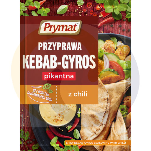 Prymat Pittige Kebab-Gyros Kruidenset met Chili 30 g