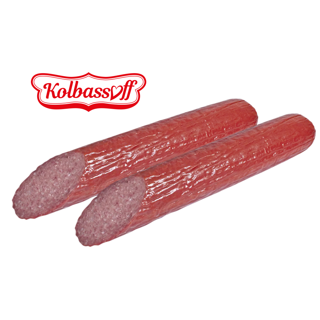 Kooksalami "Turisticheskaja", gerookt en op smaak gebracht m