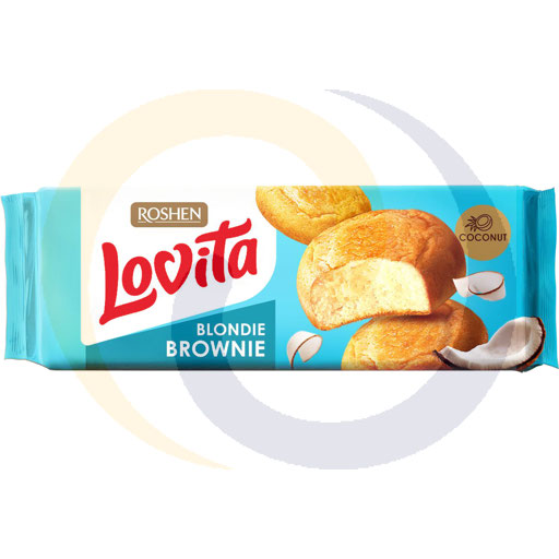 Куки Ловита Блонди Брауни с кокосом. 152г/21шт Рошен