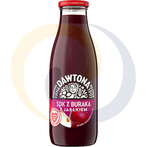Сок свеклы с яблоком 0,75л/6шт Dawtona