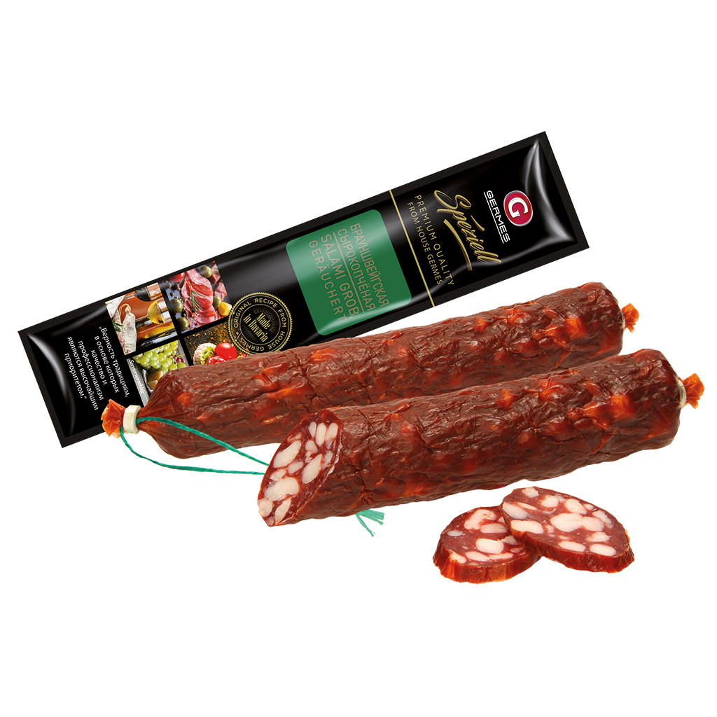 Salami grof "Braunschweiger", gerookt