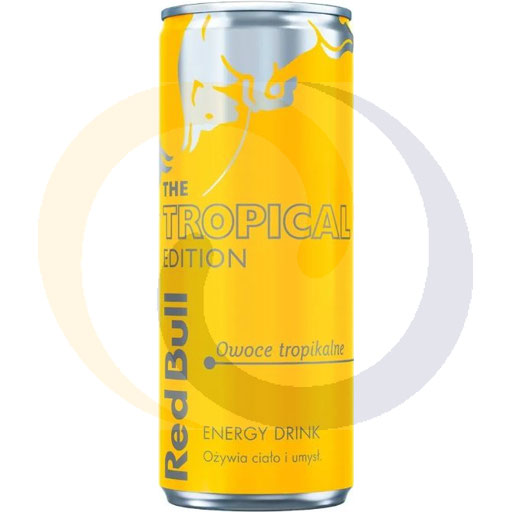 Energ.Tropische drank blik 250ml/12 stuks DRS Red Bull