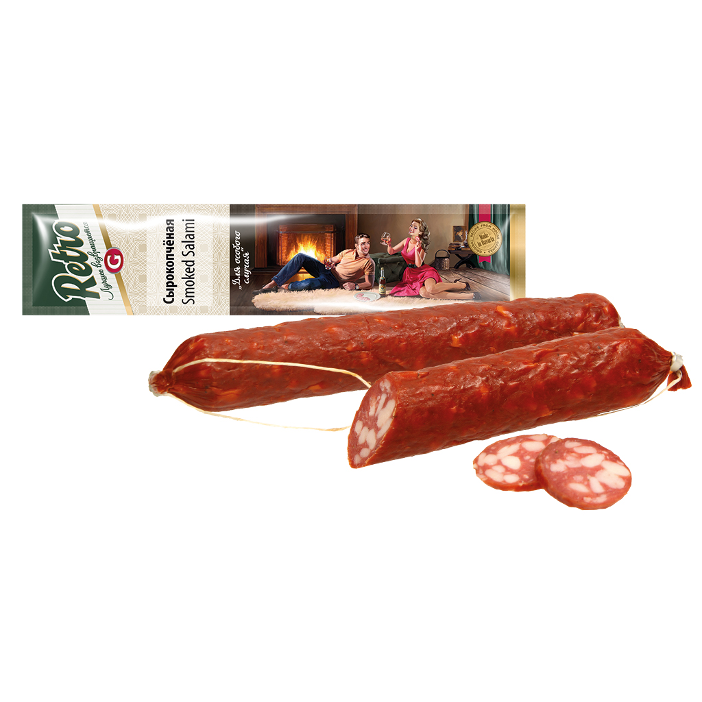 Salami grof "Retro Syrokoptschonaja", gerookt