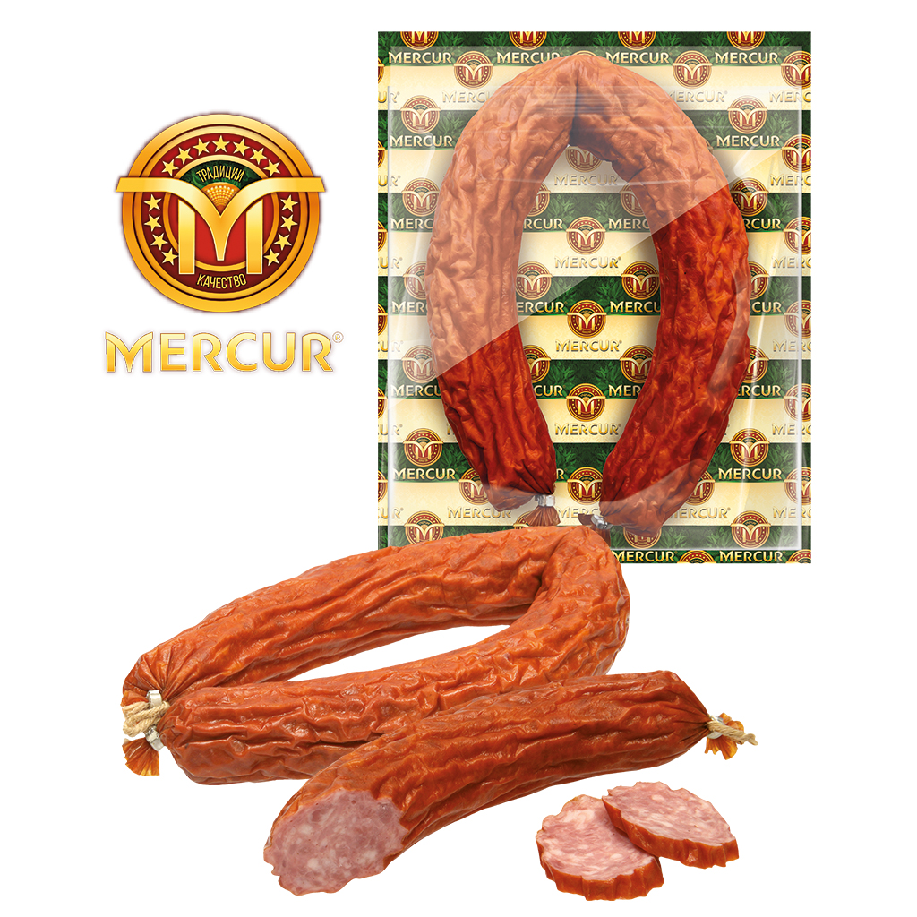 Kooksalami "Mercur Alexandrovskaja" heet gerookt