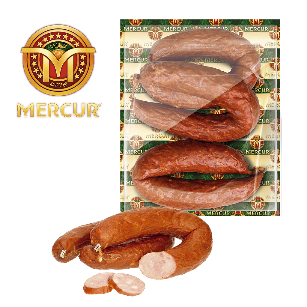 Колбаса краковская "Деревенские кольца"