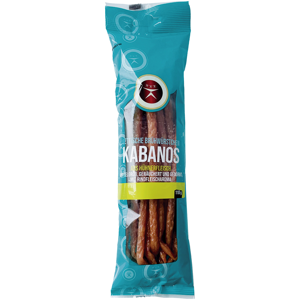 KABANOS куриные копчёно-вяленые колбаски