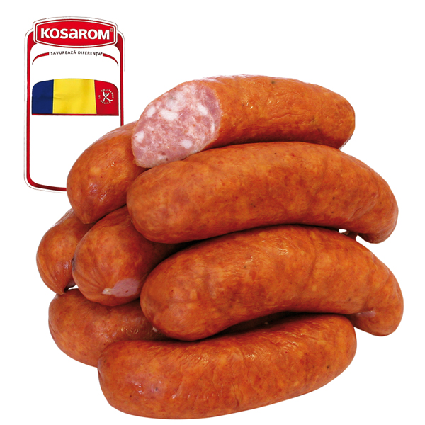 "Carnatii vanatorului" Grobe kookworst van varkensvlees