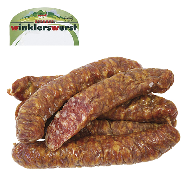 Чесночная колбаса сушёная