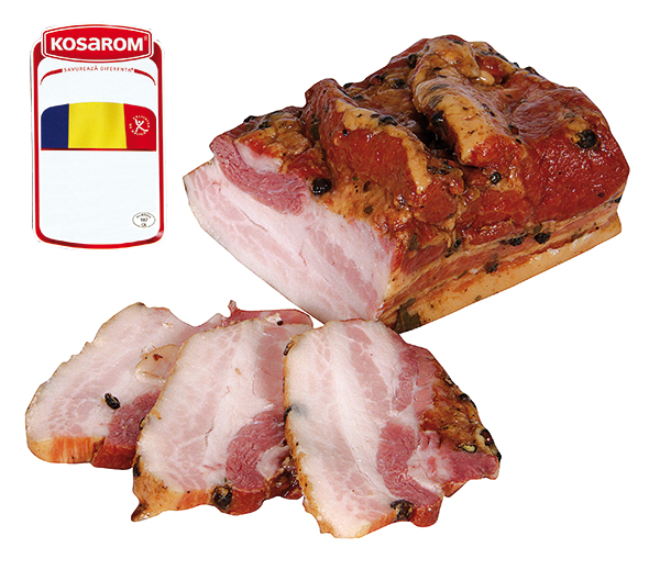 "Piept de porc acasa" - Свиное брюшко, вареное и копченое, п