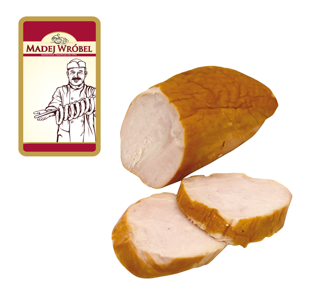 Geroosterde kipfilet met huid en met boter-smaak, met soja