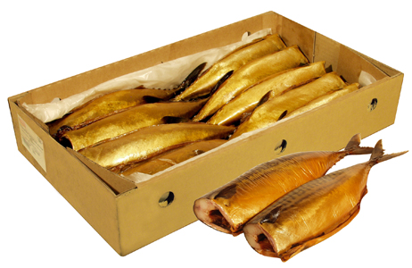 Makreel, schoongemaakt, koudgerookt