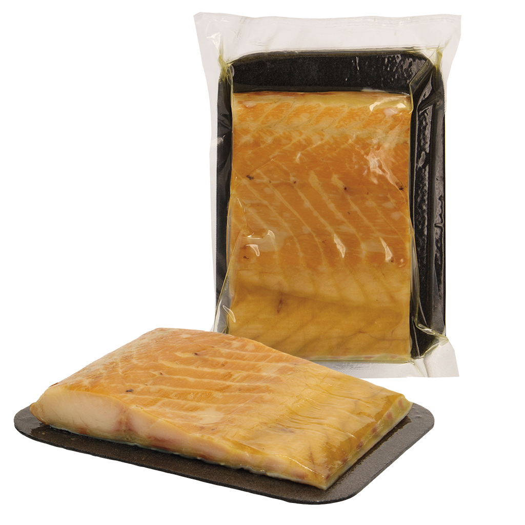 "IKROFF" Филе осетра на коже горячего копчения, в вакуумной