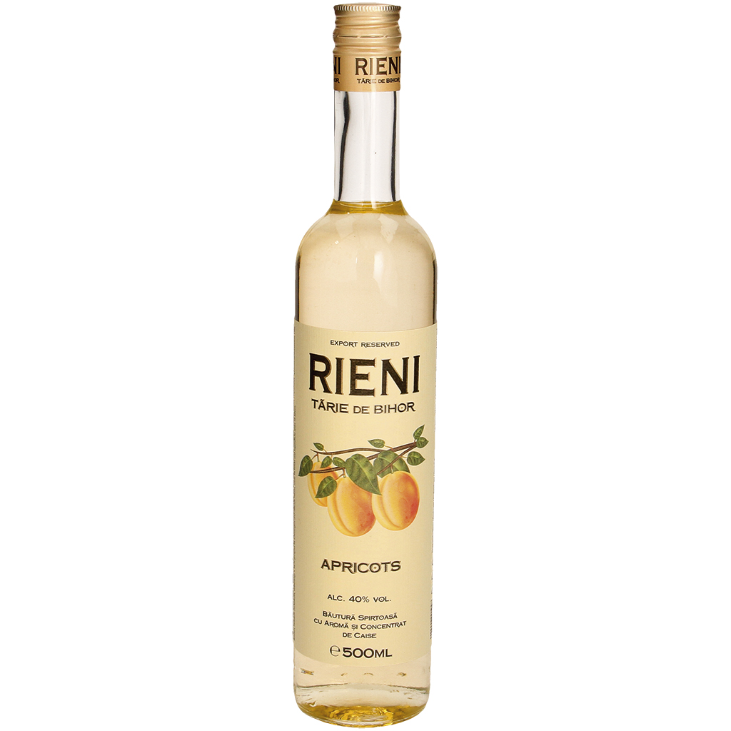 Sterke drank met abrikozen smaak, 40% vol.
