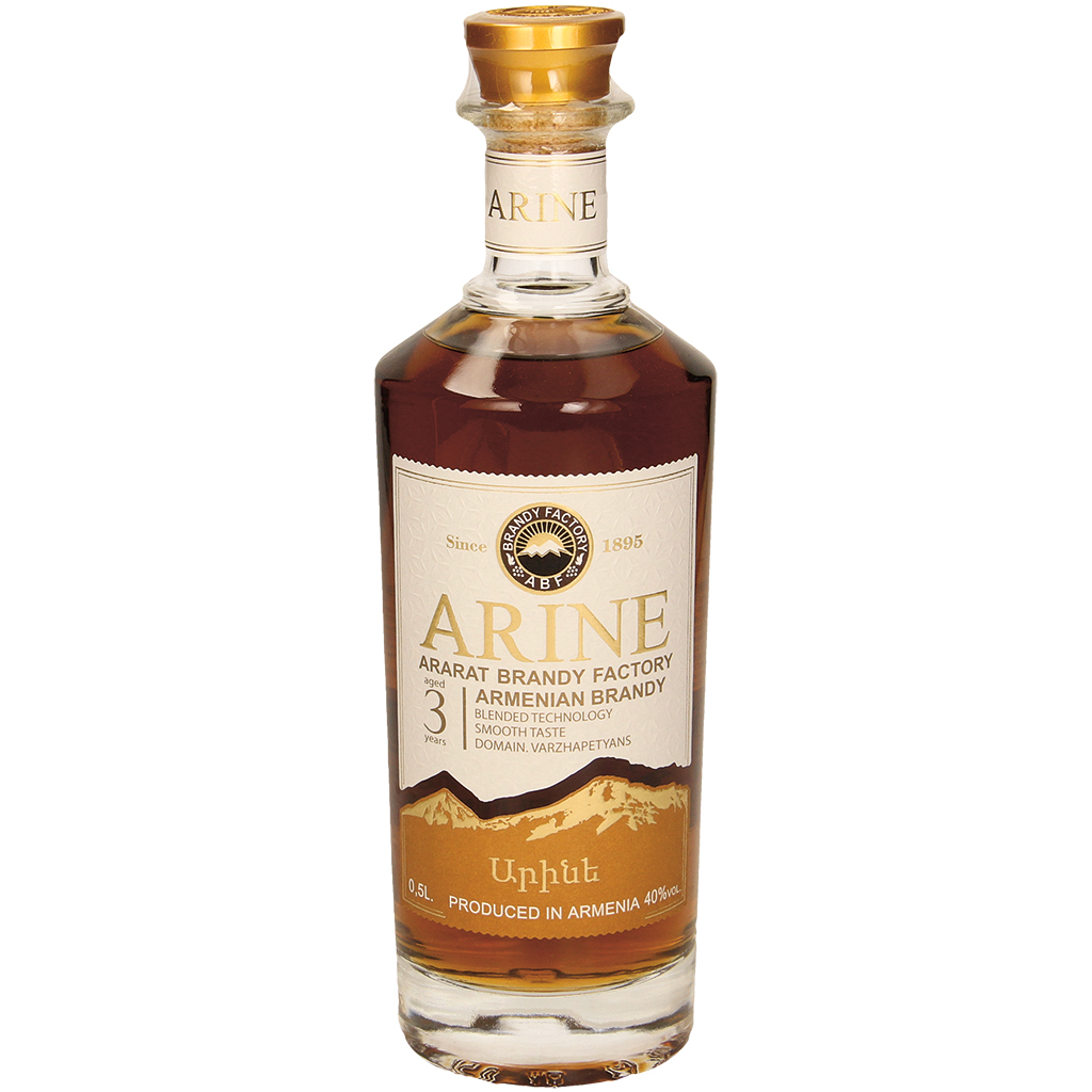 Brandewijn ""Arine"" 3 jaar gerijpt, 40% vol.