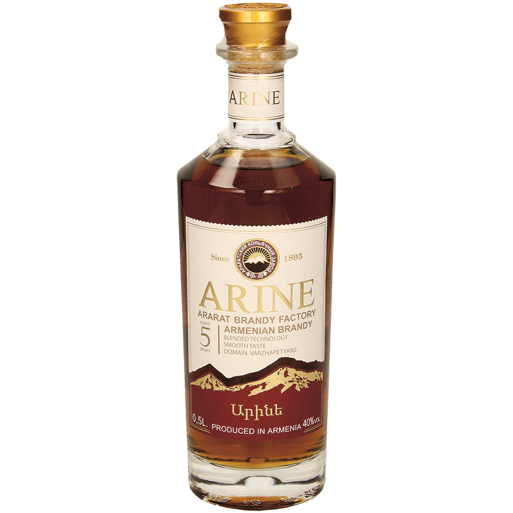 Brandewijn ""Arine"" 5 jaar gerijpt, 40% vol.