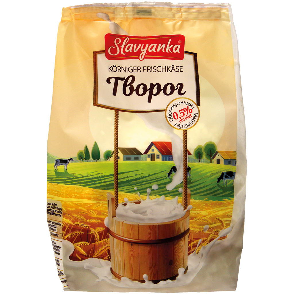 Творог зернистый обезжиренный