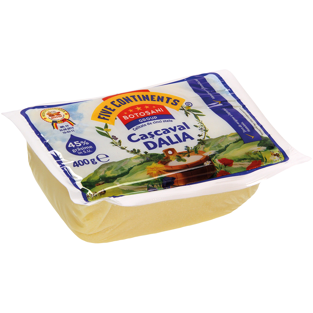 Roemeense pasta filata kaas ""Cascaval Dalia"" van gepasteur