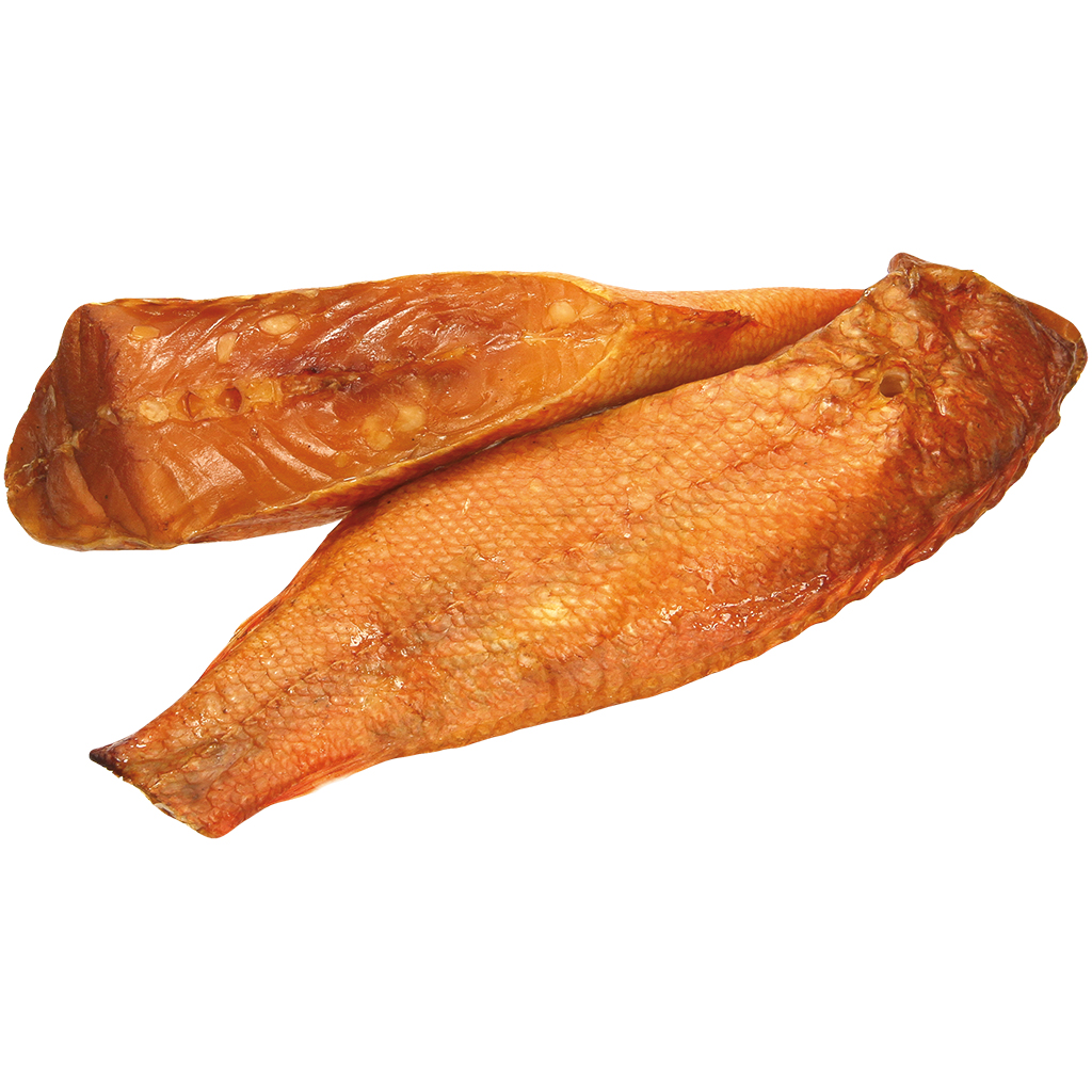 Roodbaars (Sebastes marinus) schoongemaakt zonder kop, heetg