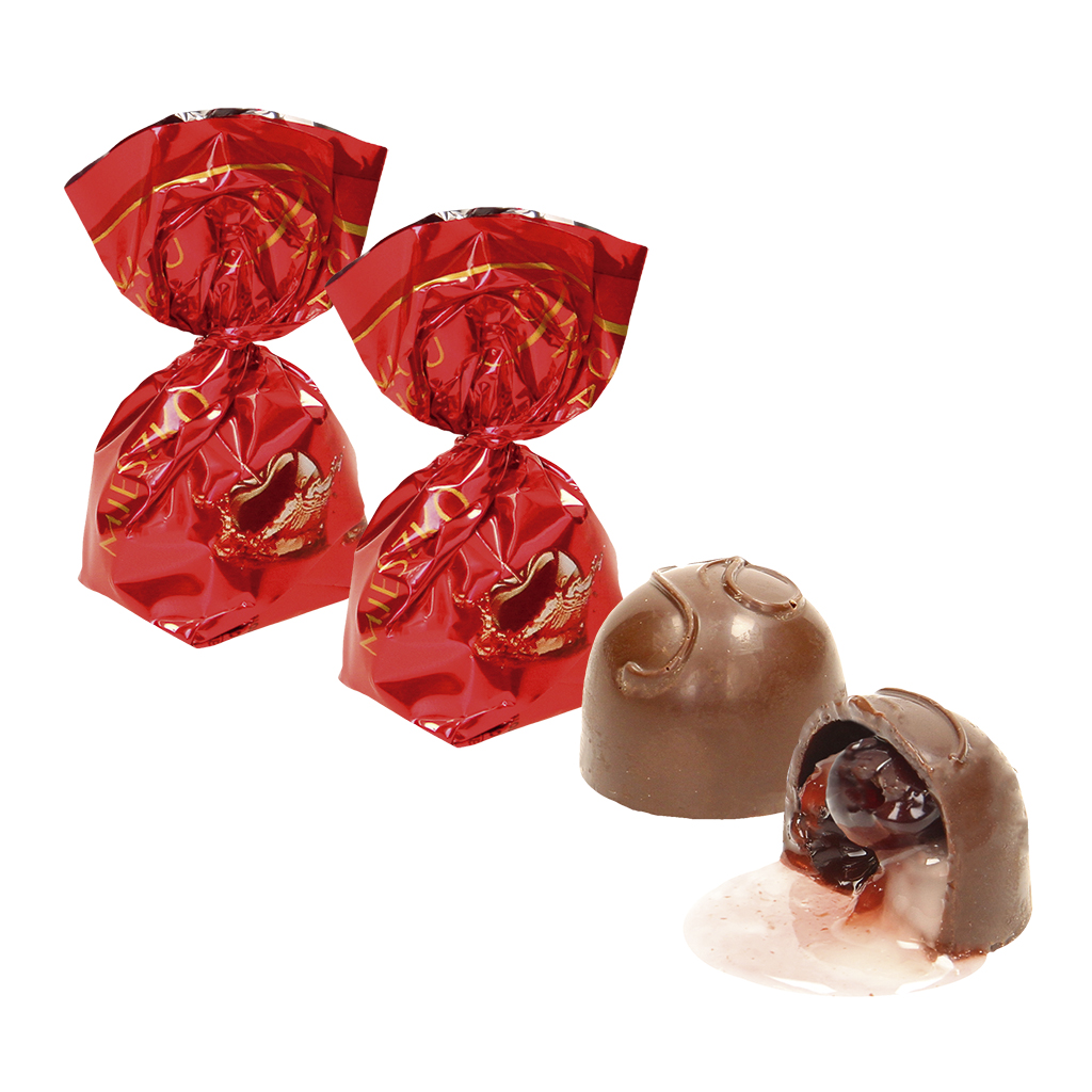 Kersen in likeur pralines met kersen in alcohol