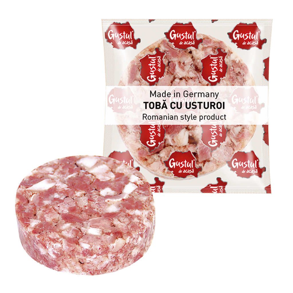 Колбаса пресованная с чесноком "Tobă cu usturoi"