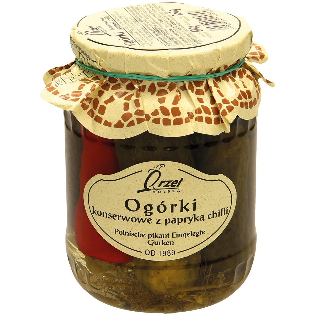 Огурцы маринованные, пикантные, пастеризованные.