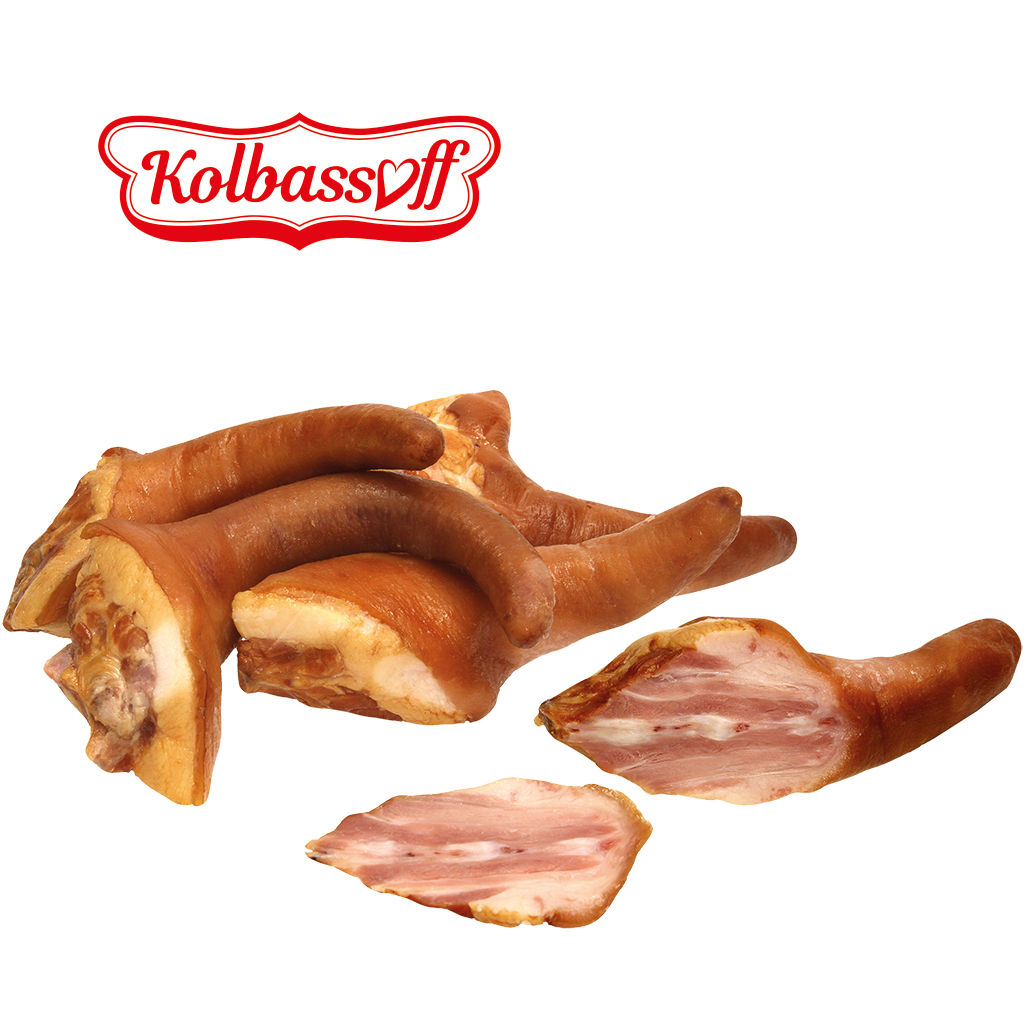 Свиные хвостики вареные и копченые