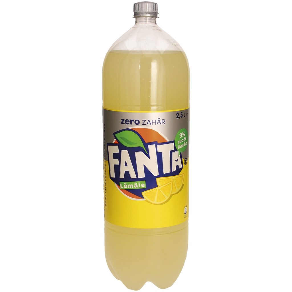 Koolzuurhoudend verfrissingsdrank ""Fanta"" met citroensmaak