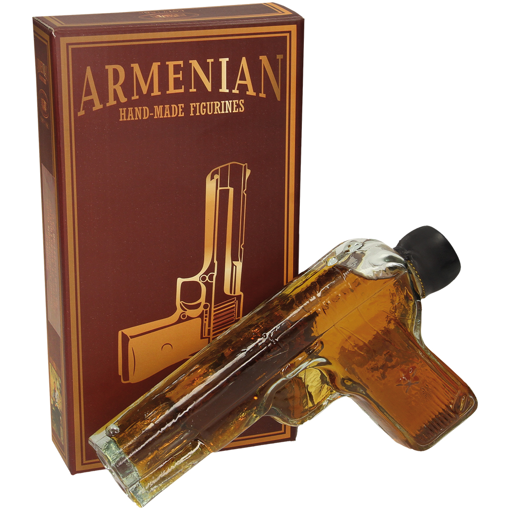 Armeense brandy "PISTOLE" in geschenkdoos, 40% vol.