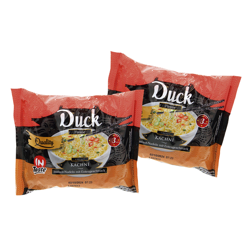 Instant-noedels "InTaste" met eendsmaak
