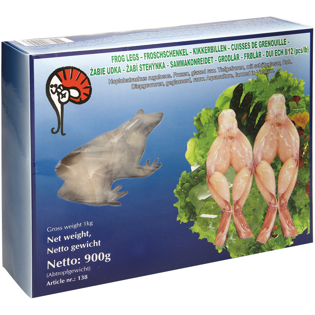 Лягушачьи лапки, замороженные, глазированные, сырые